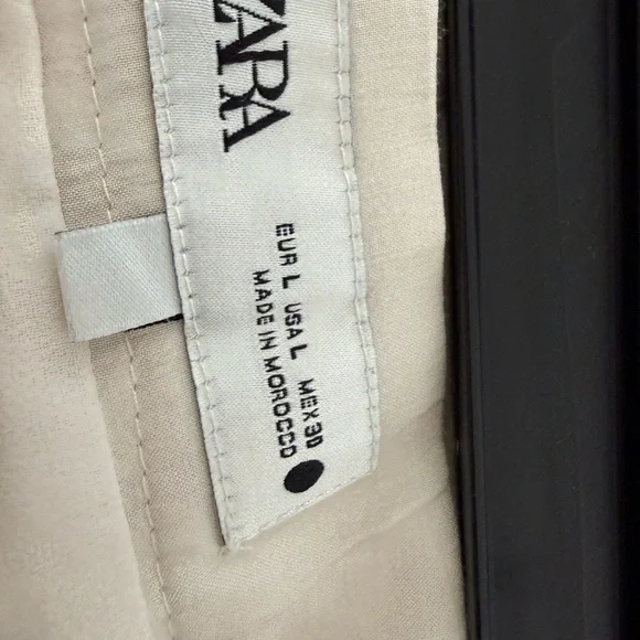 Zara Cream Bubble / Balloon Women's Skirt - Picture 5 of 6